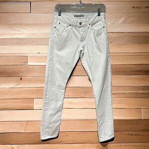 Vince 5 POCKET BUTTON FLY OPTIC WHITE Jeans